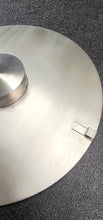 Load image into Gallery viewer, A silver flat round pool LED light base