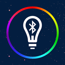 Load image into Gallery viewer, Bluetooth RGB light bulb icon.
